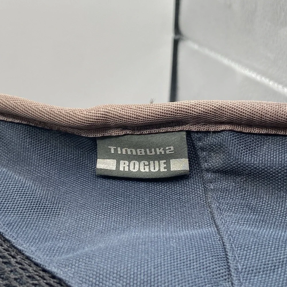 Timbuk2 Rogue Backpack Navy Gray‎ Roll Top Commuter Laptop Travel Bag